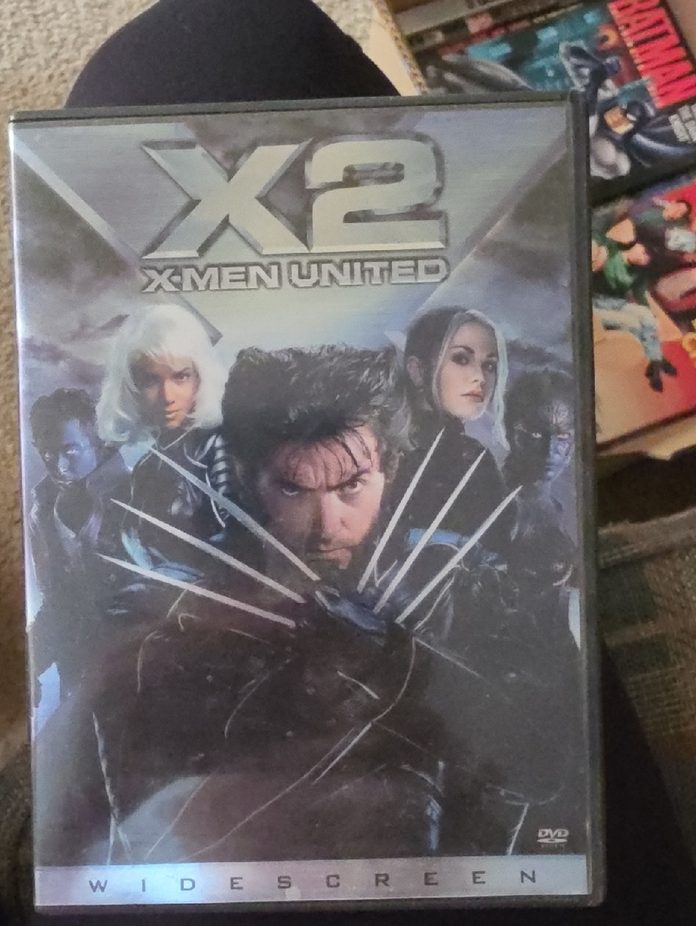X2 X-Men United Widescreen DVD - Silver & Black Cover